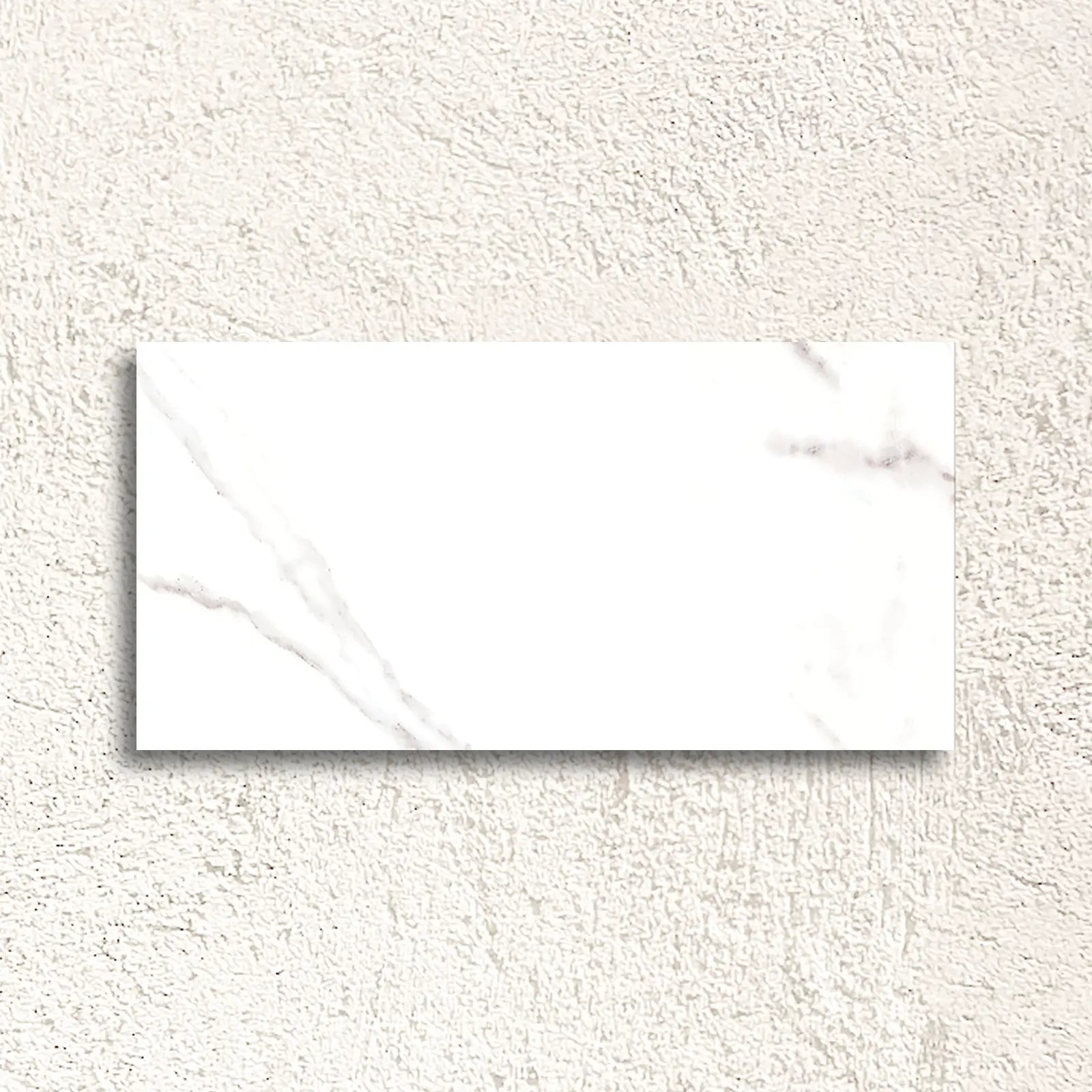 Marmor Statuario 30 x 60cm matt marble-effect porcelain tile face