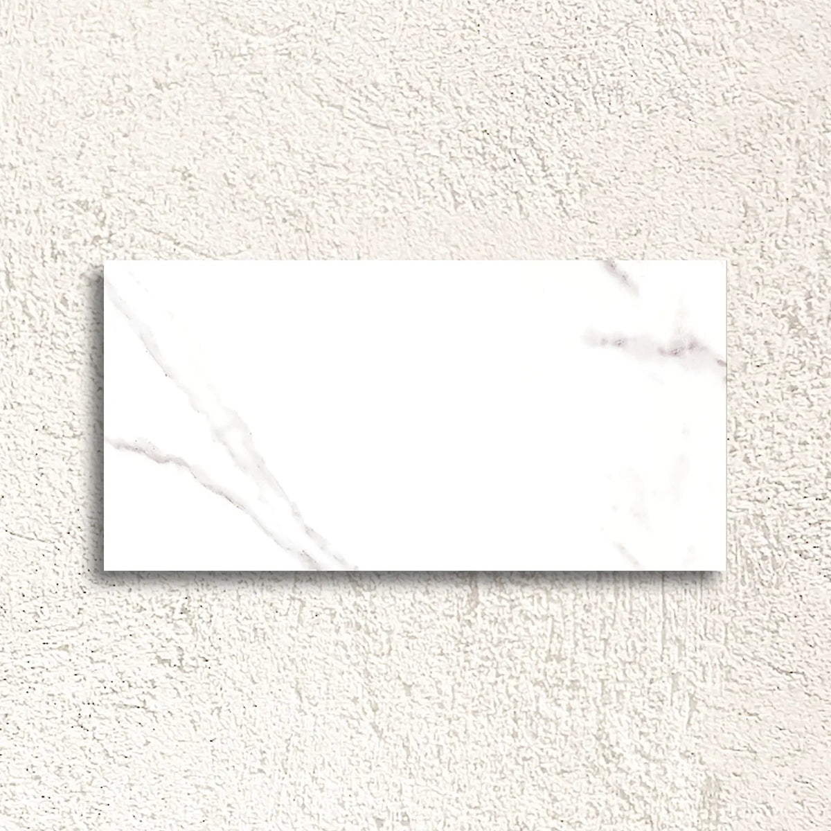 Marmor Statuario 30 x 60cm matt marble-effect porcelain tile face