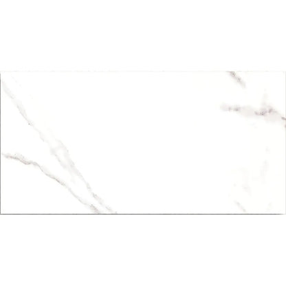 Marmor Statuario 30 x 60cm matt marble-effect porcelain tile face