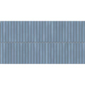 Deco Lingot Blue 32 x 62.5cm fluted porcelain tile face