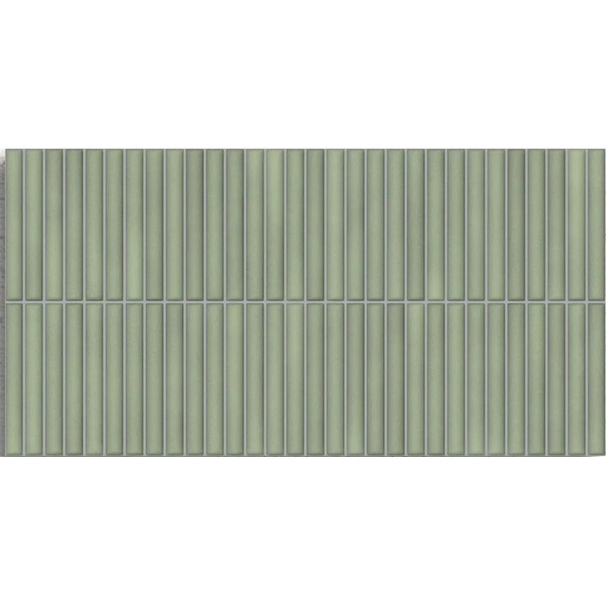 Deco Lingot Mint 32 x 62.5cm fluted porcelain tile face