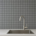 District Gris Mosaic 30 x 30cm porcelain concrete effect mosaic tile room setting