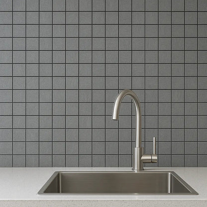 District Gris Mosaic 30 x 30cm porcelain concrete effect mosaic tile room setting