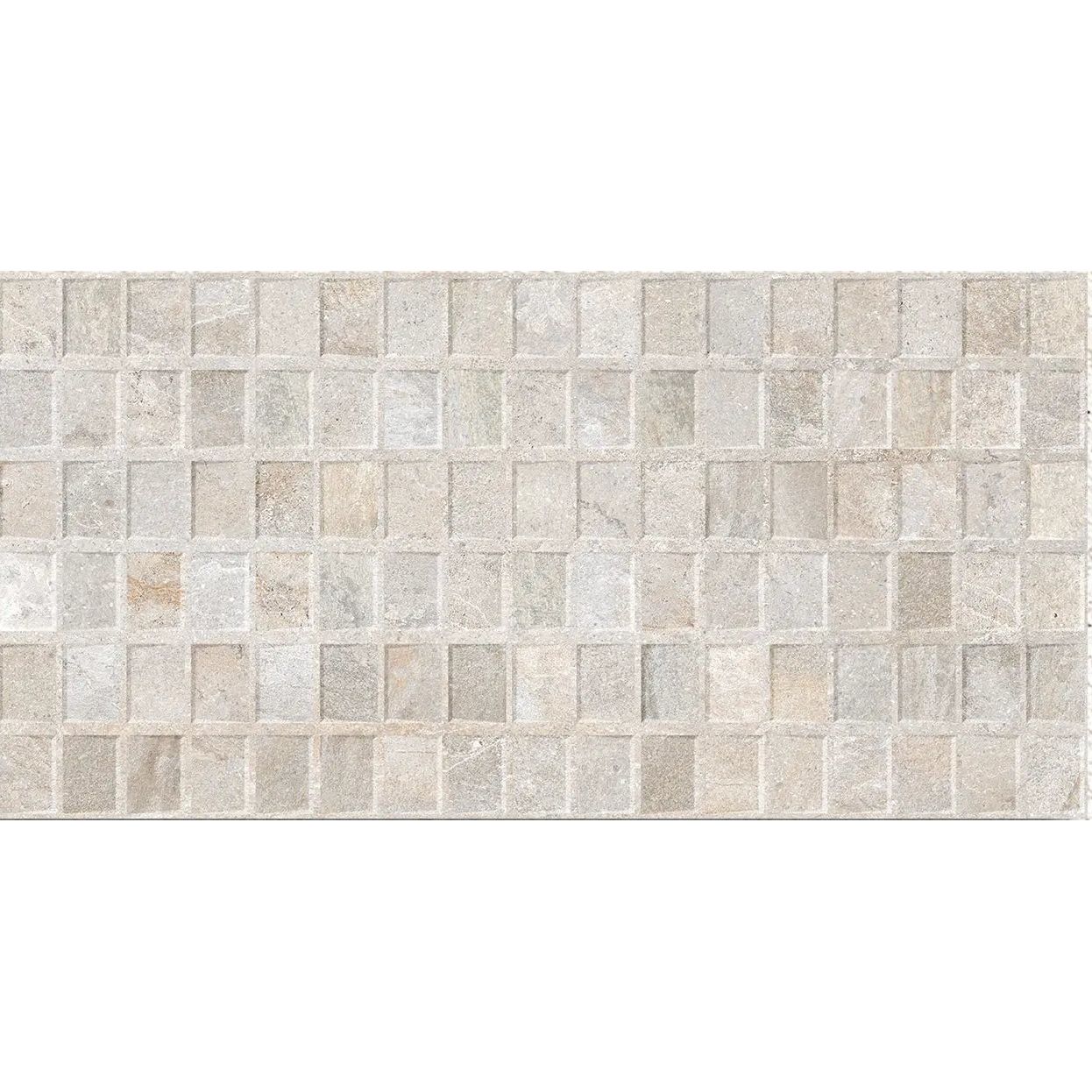 Dover Almond Deco 45 x 90cm Porcelain Tile – close-up detail