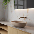 Topaz Gold 45 x 90cm glazed porcelain marble effect tile room setting