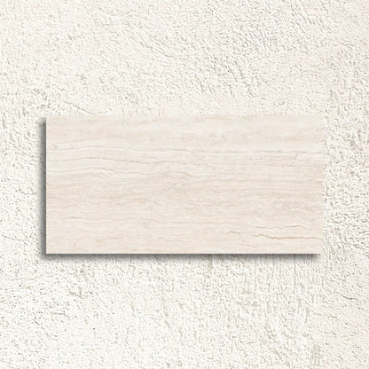 Palatino Ivory 45 x 90cm glazed porcelain stone effect tile face