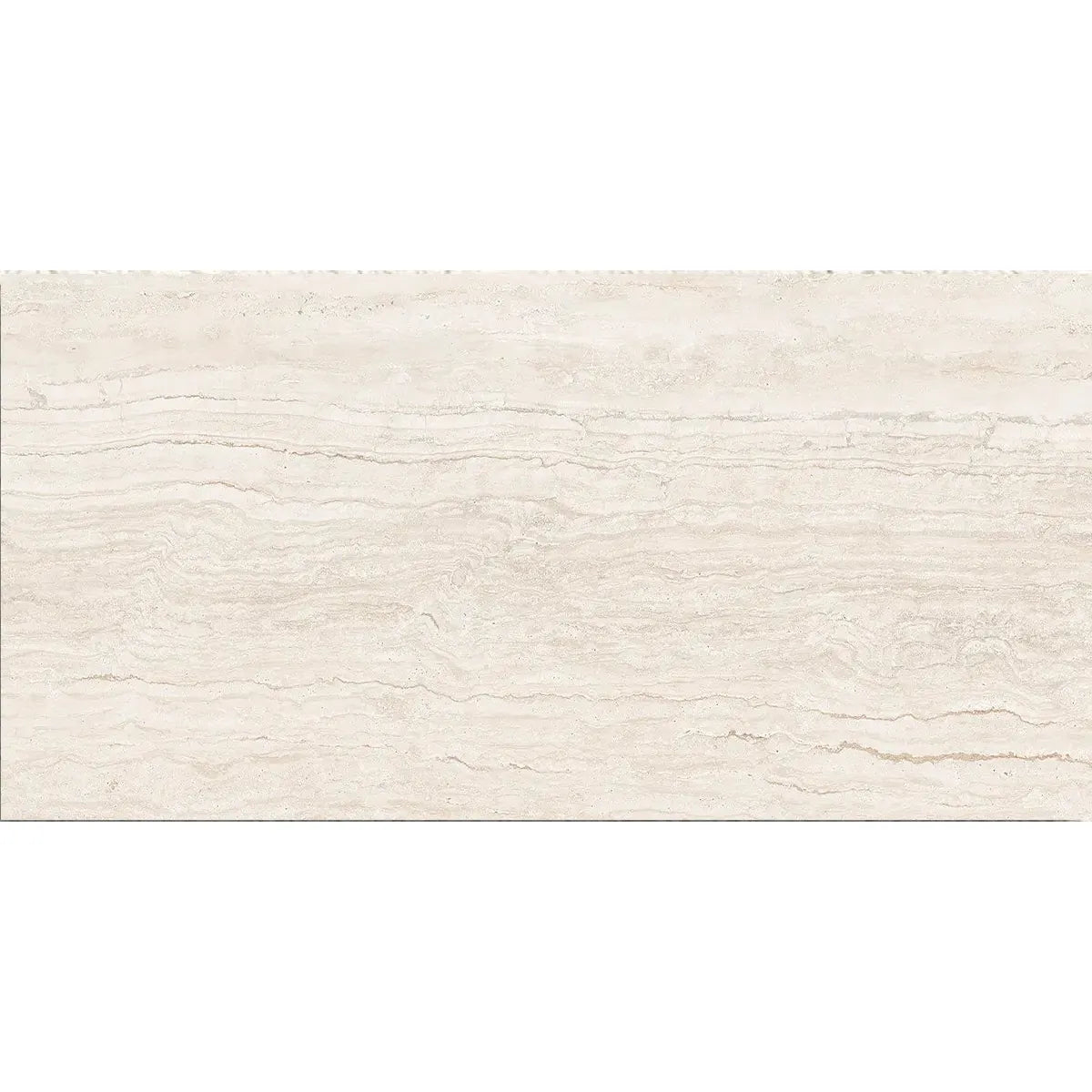Palatino Ivory 45 x 90cm glazed porcelain stone effect tile face