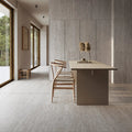 Palatino Silver 45 x 90cm stone effect porcelain tile room setting