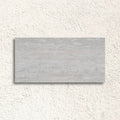 Palatino Silver Deco 45 x 90cm fluted stone effect porcelain tile face