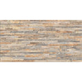 Ardesia Ocre Muro 32x62.5cm stacked slate effect textured wall tile face detail