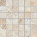 Ardesia Almond 5x5cm slate effect porcelain mosaic sheet face detail