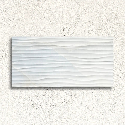 Dubai Blue Deco 32 x 62.5cm porcelain tile face