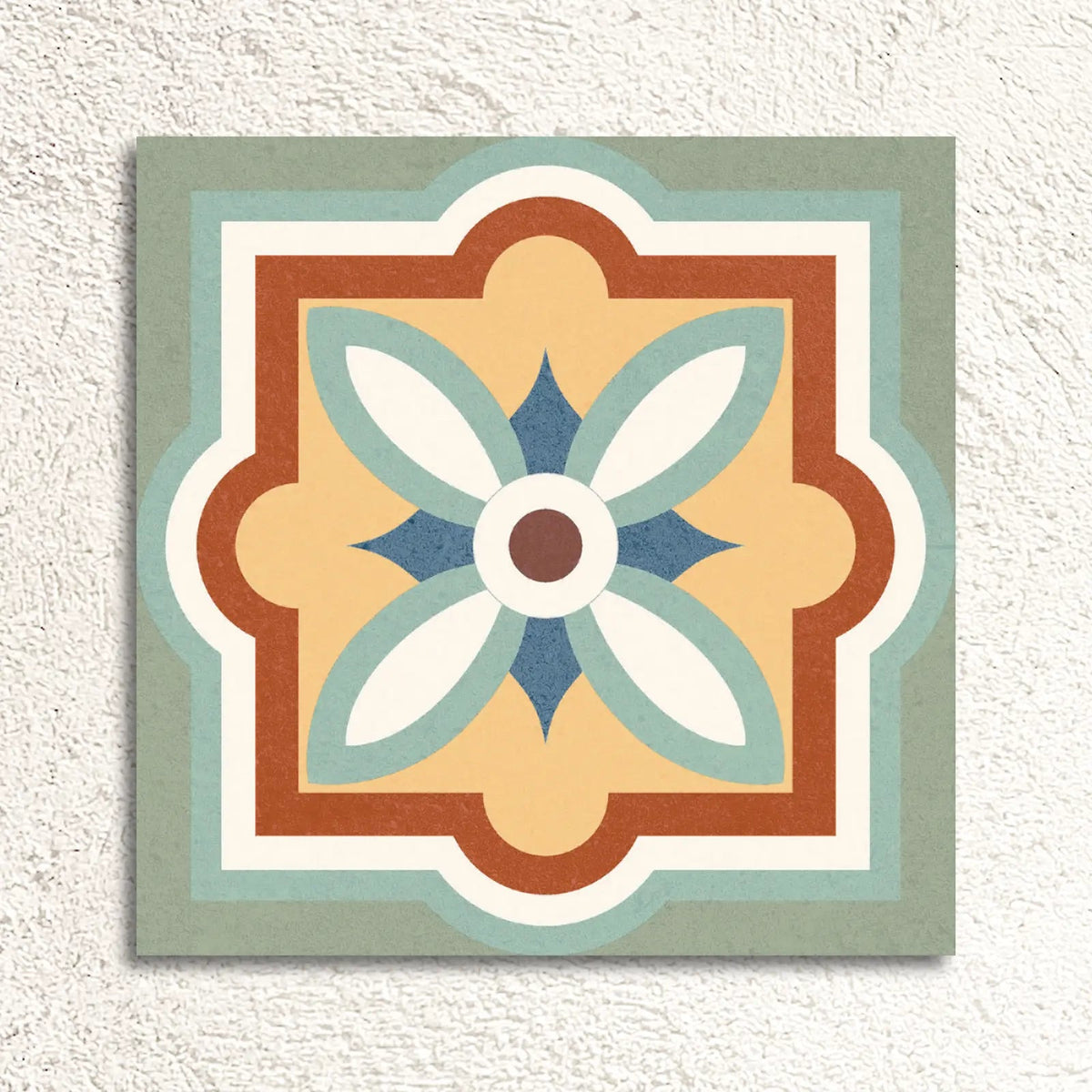 Rustic Taco Heritage Mix patterned porcelain tile face detail