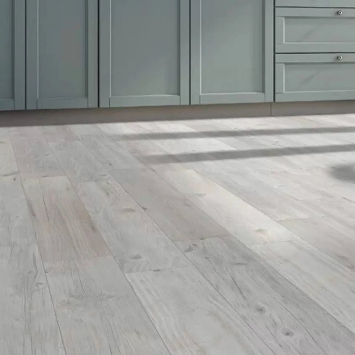 Vancouver Blanco wood effect porcelain tile room setting