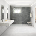 Varana Blanco 32 x 62.5cm white porcelain stone effect tile room setting
