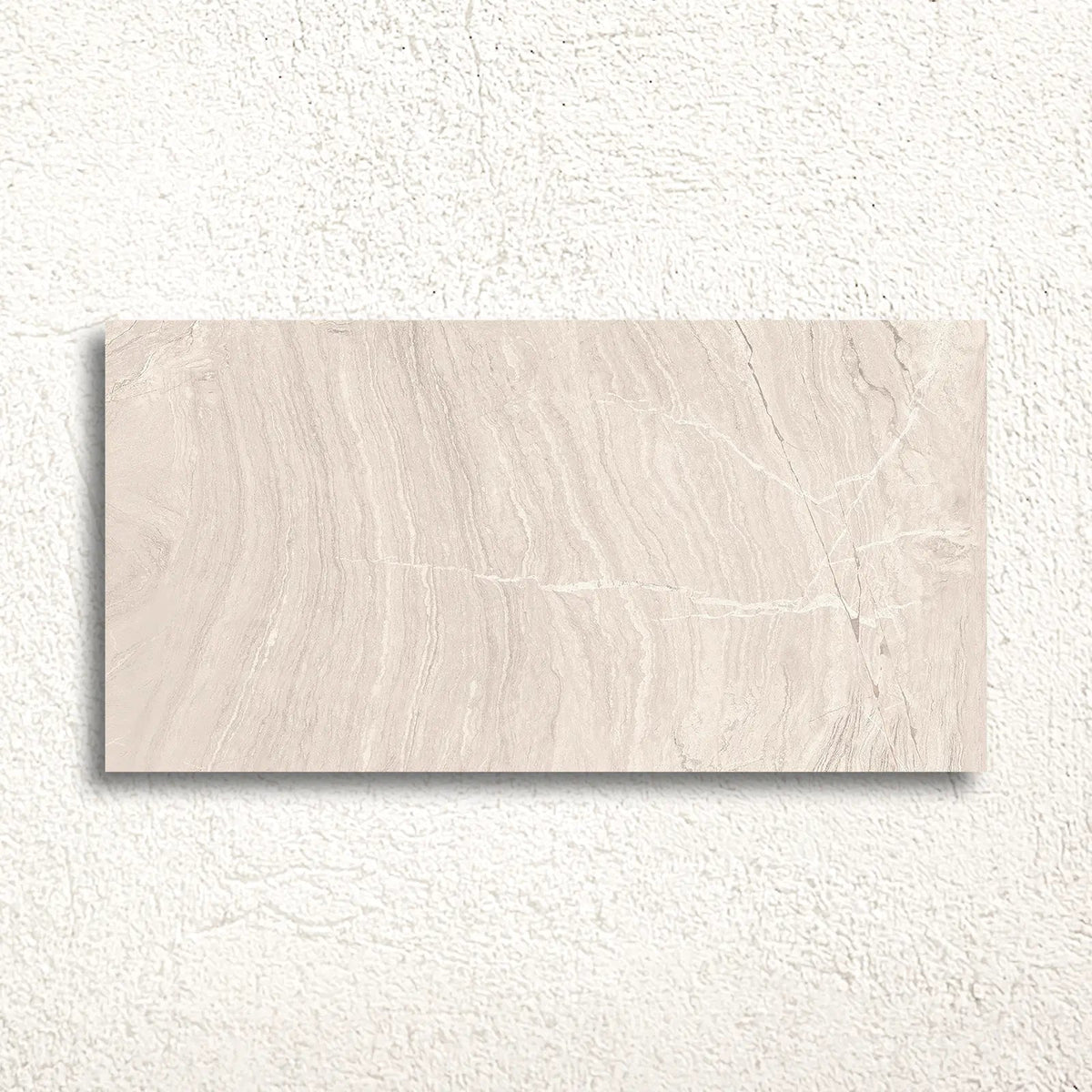 Varana Almond 32 x 62.5cm porcelain stone effect tile face