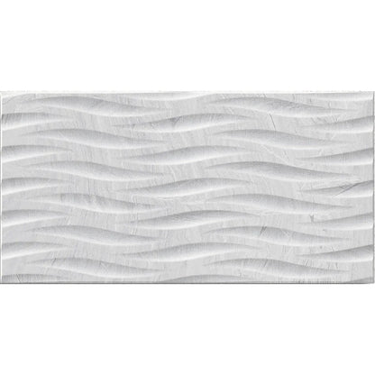 Varana Gris Deco 32 x 62.5cm grey porcelain stone effect decor tile face