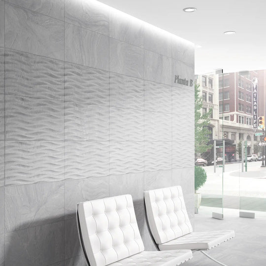 Varana Gris Deco 32 x 62.5cm Porcelain Tile
