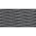 Varana Marengo Deco 32 x 62.5cm black porcelain stone effect decor tile face