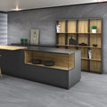 Austral Gris 32 x 62.5cm stone effect porcelain tile room setting