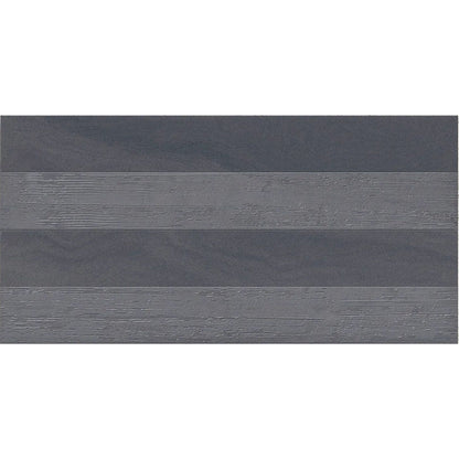 Austral Marengo Decor 32 x 62.5cm unglazed porcelain stone effect feature tile face