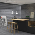 Austral Marengo Decor 32 x 62.5cm stone effect porcelain feature tile room setting