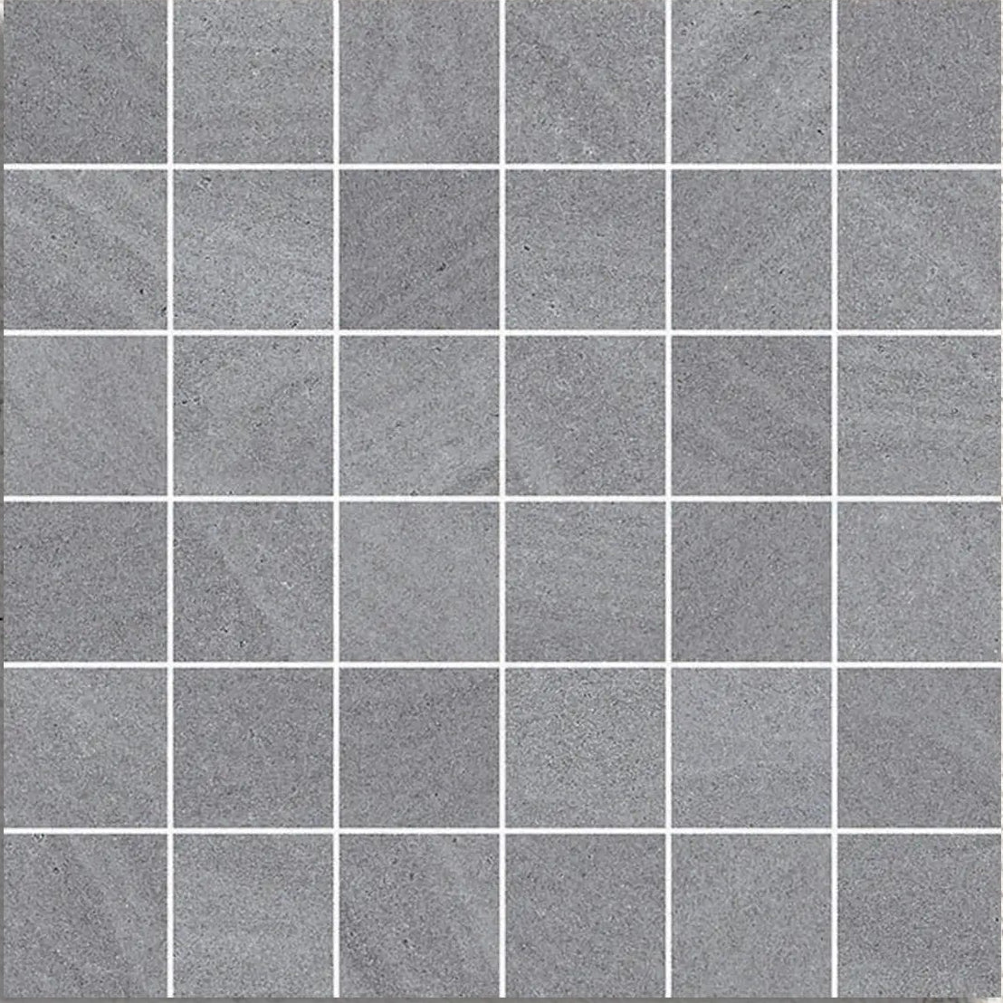 Austral Gris Mosaic 30 x 30cm glazed porcelain stone effect mosaic tile face