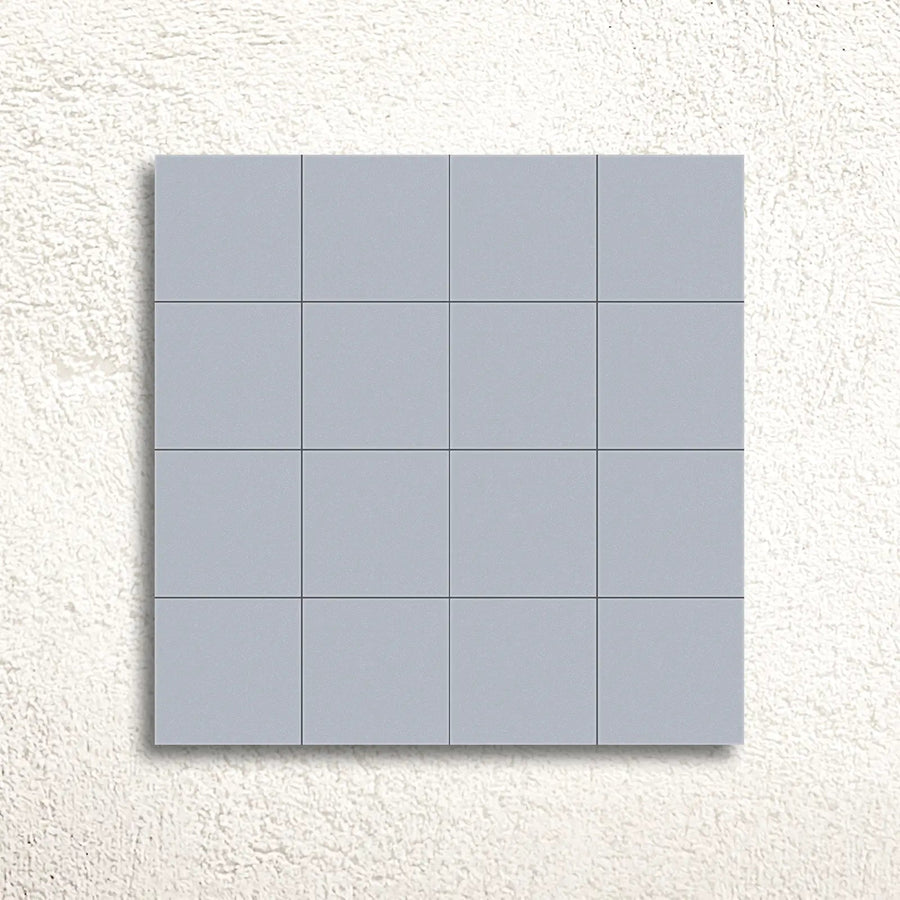 Lumier Taco Neutral Grey 16.5 x 16.5cm matt porcelain tile pattern detail