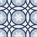 Lumier Taco Blue 16.5 x 16.5cm matt porcelain tile face
