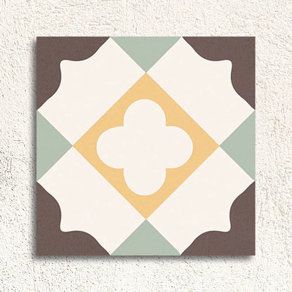 Lumier Taco Mix 16.5 x 16.5cm matt porcelain decorative tile pattern detail