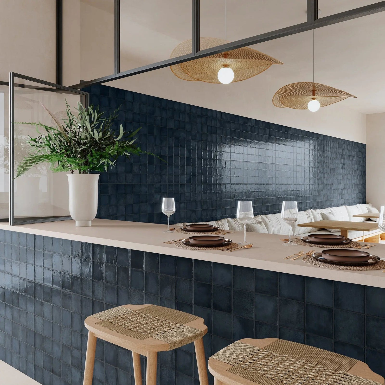 Dakota Bilberry 32 x 62.5cm Porcelain Tile – detail view 5