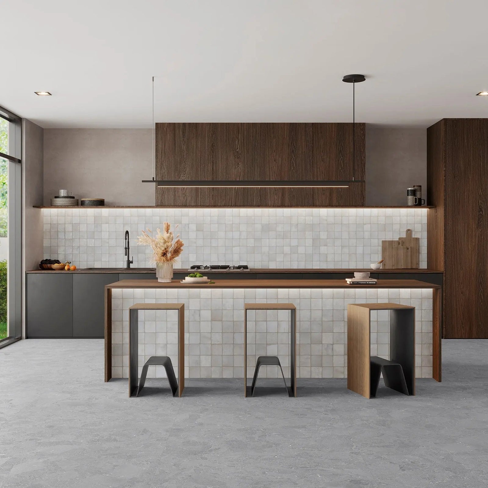 Dakota Pearl 32 x 62.5cm Porcelain Tile – detail view 5