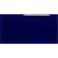 Windsor Kensington Blue 7.5 x 15cm ceramic gloss metro tile face