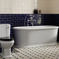 Windsor Antique White 15 x 15cm ceramic tile room setting