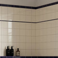 Windsor Kensington Blue Pencil 1 x 15cm ceramic trim tile room setting