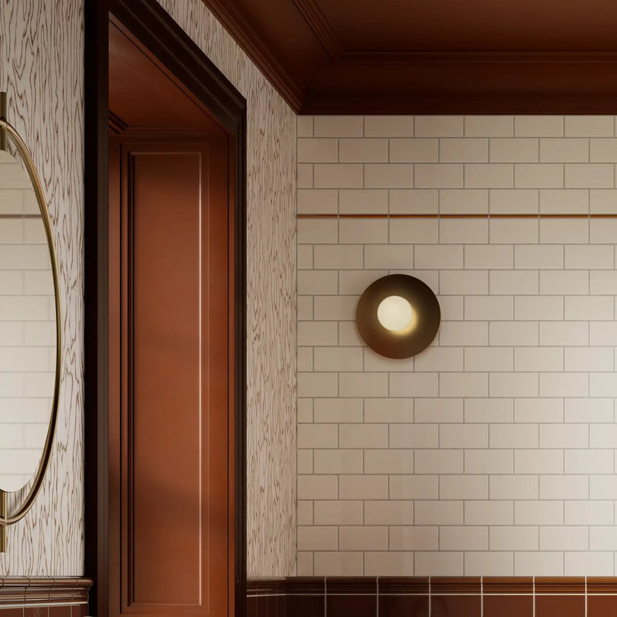 Windsor Osborne Caramel Pencil 1 x 15cm ceramic trim tile room setting