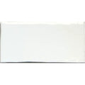 Remy Cloud white gloss brick wall tile face detail