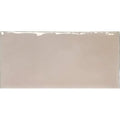 Remy Blush pink gloss brick wall tile face detail