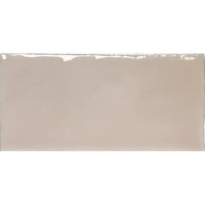 Remy Blush pink gloss brick wall tile face detail