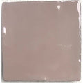 Remy Thistle lilac gloss square wall tile face detail