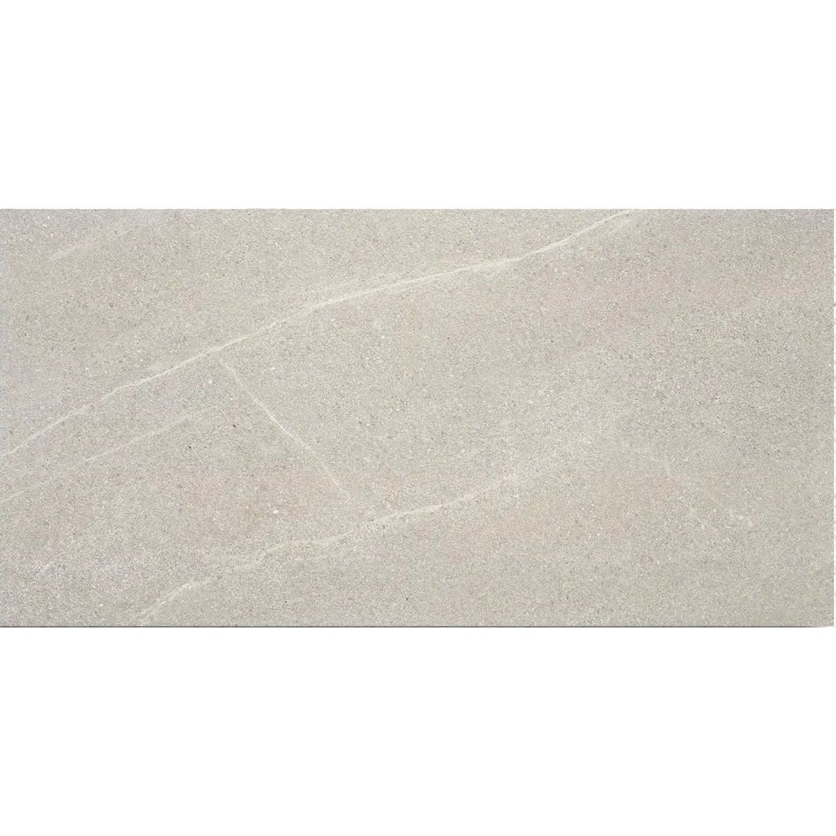 Bellevue Grey Light 30 x 60cm glazed ceramic stone effect tile face