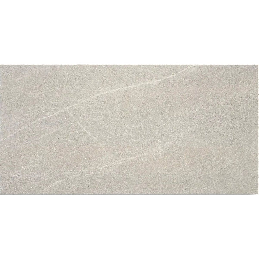 Bellevue Grey Light 30 x 60cm glazed ceramic stone effect tile face