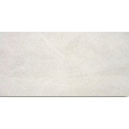 Bellevue White Light 30 x 60cm glazed ceramic stone effect tile face