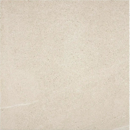 Bellevue Ivory 45 x 45cm glazed porcelain stone effect tile face
