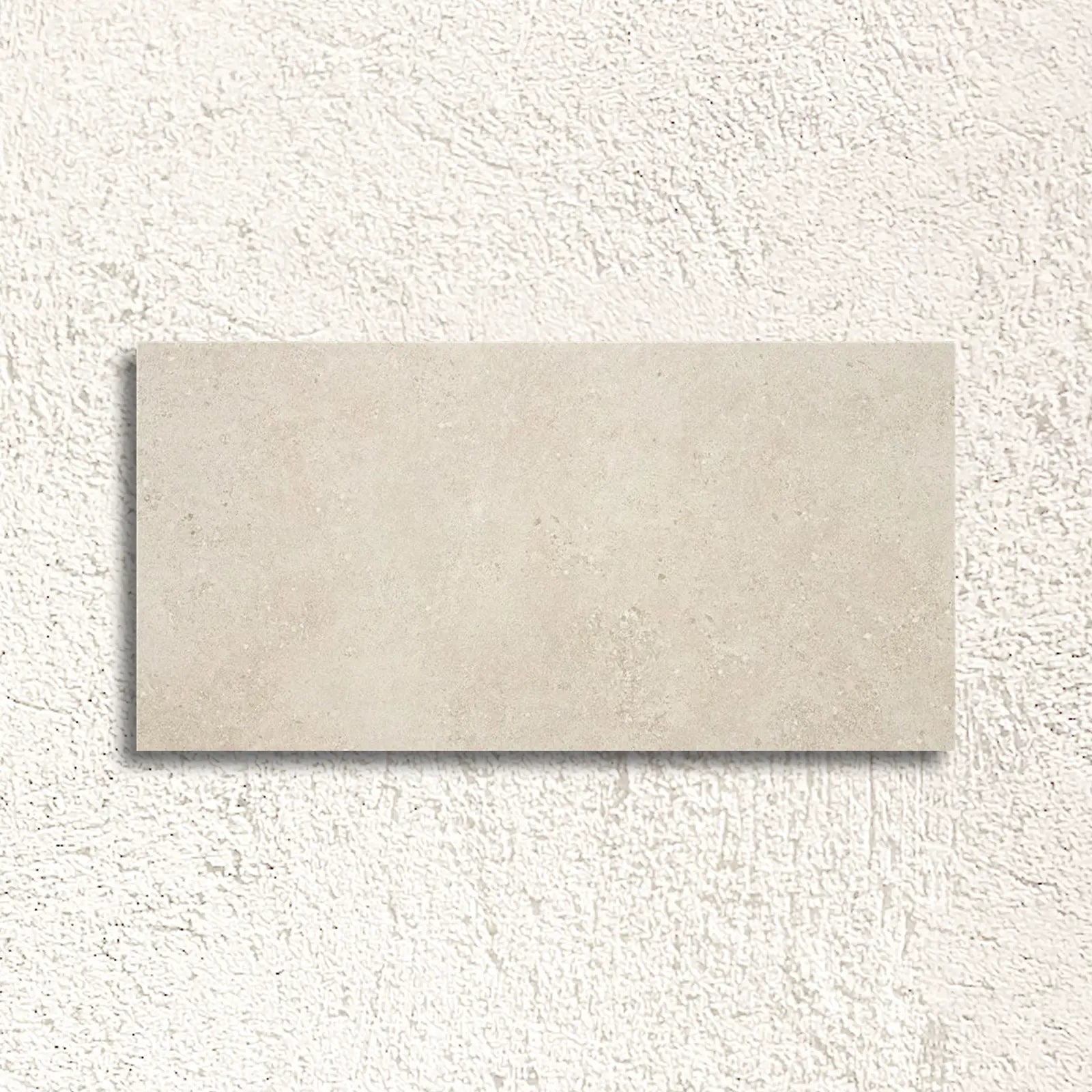 Flax Cream Light 30 x 60cm matt ceramic tile face