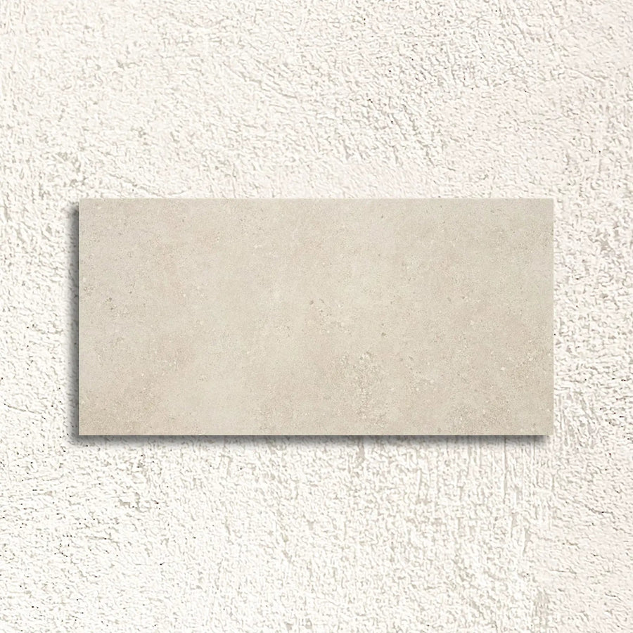 Flax Cream Light 30 x 60cm matt ceramic tile face