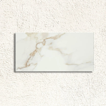 Lumiere Natural 30 x 60cm glazed ceramic marble effect tile face