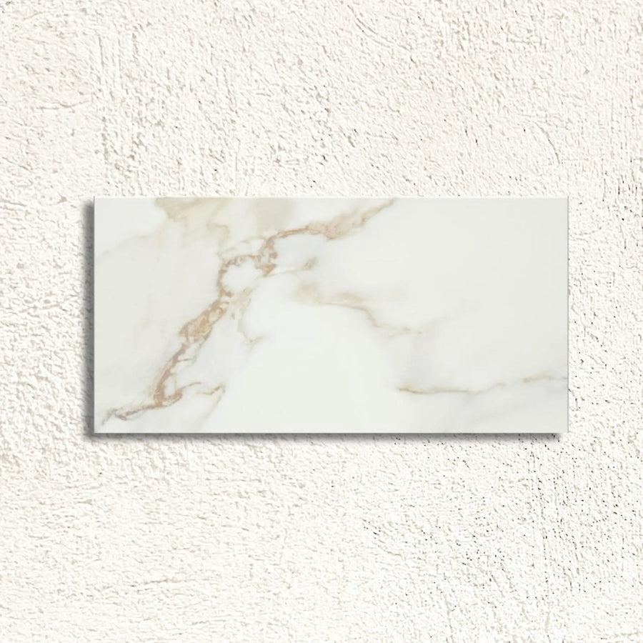 Lumiere Natural 30 x 60cm glazed ceramic marble effect tile face