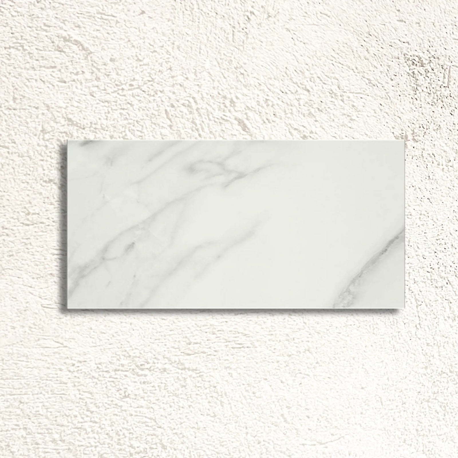 Lumiere White 30 x 60cm Ceramic Tile – close-up detail
