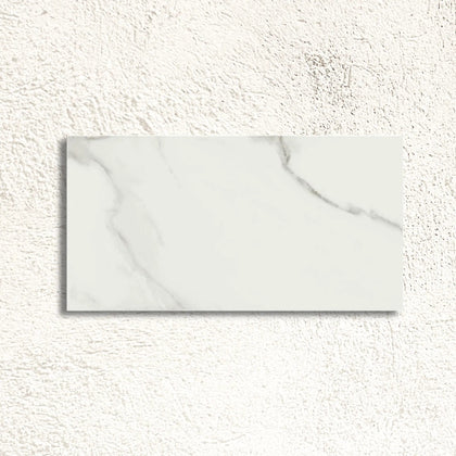 Lumiere White Satin 30 x 60cm